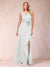 Sheath/Column V-Neck Sleeveless Mother of the Bride Dresses With Sash