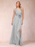Sheath/Column V-Neck Sleeveless Mother of the Bride Dresses With Sash