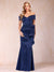 Trumpet/Mermaid Off-the-Shoulder Sleeveless Mother of the Bride Dresses With Ruffles