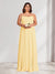 A-Line/Princess Strapless Floor-Length Plus Size Bridesmaid Dresses With Pleats
