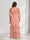 Sheath/Column Off-the-Shoulder Floor-Length Plus Size Bridesmaid Dresses With Ruffles