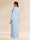 Sheath/Column V-Neck Long Sleeves Long Ruched Plus Size Bridesmaid Dresses