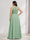 A-Line/Princess Crew Neck Keyhole Plus Size Bridesmaid Dresses with Lace