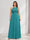 A-Line/Princess Crew Neck Keyhole Plus Size Bridesmaid Dresses with Lace