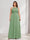 A-Line/Princess Crew Neck Keyhole Plus Size Bridesmaid Dresses with Lace