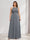 A-Line/Princess Crew Neck Keyhole Plus Size Bridesmaid Dresses with Lace