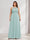 A-Line/Princess Crew Neck Keyhole Plus Size Bridesmaid Dresses with Lace