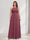 A-Line/Princess Crew Neck Keyhole Plus Size Bridesmaid Dresses with Lace
