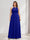 A-Line/Princess Crew Neck Keyhole Plus Size Bridesmaid Dresses with Lace