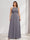 A-Line/Princess Crew Neck Keyhole Plus Size Bridesmaid Dresses with Lace