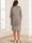 Sheath/Column Crew Neck 3/4 Sleeves 2 Pieces Mother of the Bride Dresses