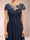 A-Line/Princess Illusion Crew Neck Short Sleeves Mother of the Bride Dresses With Appliques & Sequins