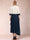 A-Line Square Neck Half Sleeves 2 Pieces Mother of the Bride Dresses with Pleats & Sequins