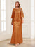 Lace Sheath/Column Crew Neck Half Sleeves Mother of the Bride Dresses