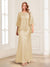 Lace Sheath/Column Crew Neck Half Sleeves Mother of the Bride Dresses