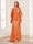 Lace Sheath/Column Crew Neck Half Sleeves Mother of the Bride Dresses