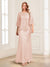 Lace Sheath/Column Crew Neck Half Sleeves Mother of the Bride Dresses