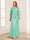 Lace Sheath/Column Crew Neck Half Sleeves Mother of the Bride Dresses