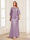 Lace Sheath/Column Crew Neck Half Sleeves Mother of the Bride Dresses