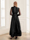 A-Line/Princess Collar Long Sleeves Mother of the Bride Dresses With Belt