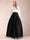 Satin A-Line/Princess V-Neck Floor-Length Long Sleeves Mother of the Bride Dresses With Belt