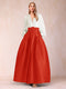 Satin A-Line/Princess V-Neck Floor-Length Long Sleeves Mother of the Bride Dresses With Belt