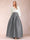 Satin A-Line/Princess V-Neck Floor-Length Long Sleeves Mother of the Bride Dresses With Belt