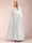 Satin A-Line/Princess V-Neck Floor-Length Long Sleeves Mother of the Bride Dresses With Belt