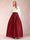 Satin A-Line/Princess V-Neck Floor-Length Long Sleeves Mother of the Bride Dresses With Belt