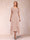 A-Line/Princess V-Neck Short Sleeves Asymmetrical Tea-Length Mother of the Bride Dresses with Appliques & Ruffles
