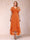 A-Line/Princess V-Neck Short Sleeves Asymmetrical Tea-Length Mother of the Bride Dresses with Appliques & Ruffles