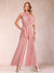 Halter Sleeveless Ankle-Length Mother of the Bride Pantsuits with Sash