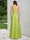 A-Line/Princess Strapless Floor-Length Prom Dresses with Floral Appliqued