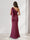 Sheath/Column One-Shoulder Sleeveless Bridesmaid Dresses with Ribbon