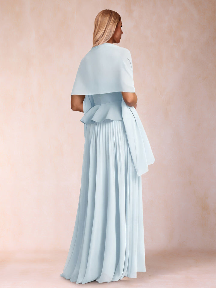 A-Line/Princess Strapless Sleeveless Floor-Length Mother of the Bride Dresses with Ruffles