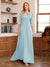 A-Line/Princess V-Neck Half Sleeves Floor-Length Mother of the Bride Dresses with Lace & Sequins