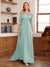 A-Line/Princess V-Neck Half Sleeves Floor-Length Mother of the Bride Dresses with Lace & Sequins