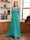 A-Line/Princess V-Neck Half Sleeves Floor-Length Mother of the Bride Dresses with Lace & Sequins