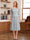 A-Line/Princess Scoop Half Sleeves Tea-Length Mother of the Bride Dresses with Lace&Embroidery