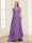 A-Line/Princess Scoop Half Sleeves Floor-Length Mother of the Bride Dresses with Lace