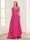 A-Line/Princess Scoop Half Sleeves Floor-Length Mother of the Bride Dresses with Lace