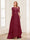 A-Line/Princess Scoop Half Sleeves Floor-Length Mother of the Bride Dresses with Lace