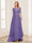 A-Line/Princess Scoop Half Sleeves Floor-Length Mother of the Bride Dresses with Lace