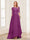 A-Line/Princess Scoop Half Sleeves Floor-Length Mother of the Bride Dresses with Lace