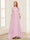 A-Line/Princess Scoop Half Sleeves Floor-Length Mother of the Bride Dresses with Lace