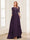 A-Line/Princess Scoop Half Sleeves Floor-Length Mother of the Bride Dresses with Lace