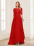 A-Line/Princess Scoop Half Sleeves Floor-Length Mother of the Bride Dresses with Lace