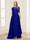 A-Line/Princess Scoop Half Sleeves Floor-Length Mother of the Bride Dresses with Lace