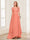 A-Line/Princess Scoop Half Sleeves Floor-Length Mother of the Bride Dresses with Lace