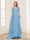 A-Line/Princess Scoop Half Sleeves Floor-Length Mother of the Bride Dresses with Lace